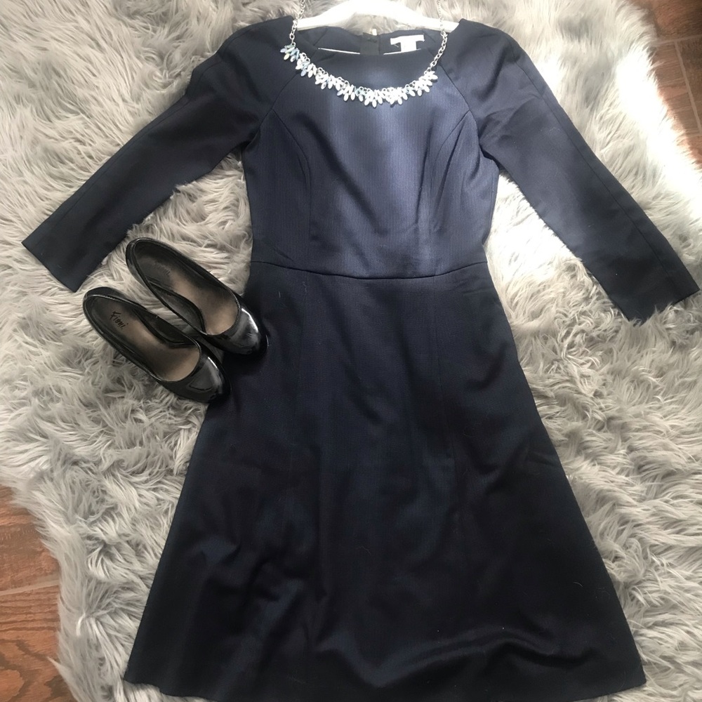 H&M Navy Blue Dress